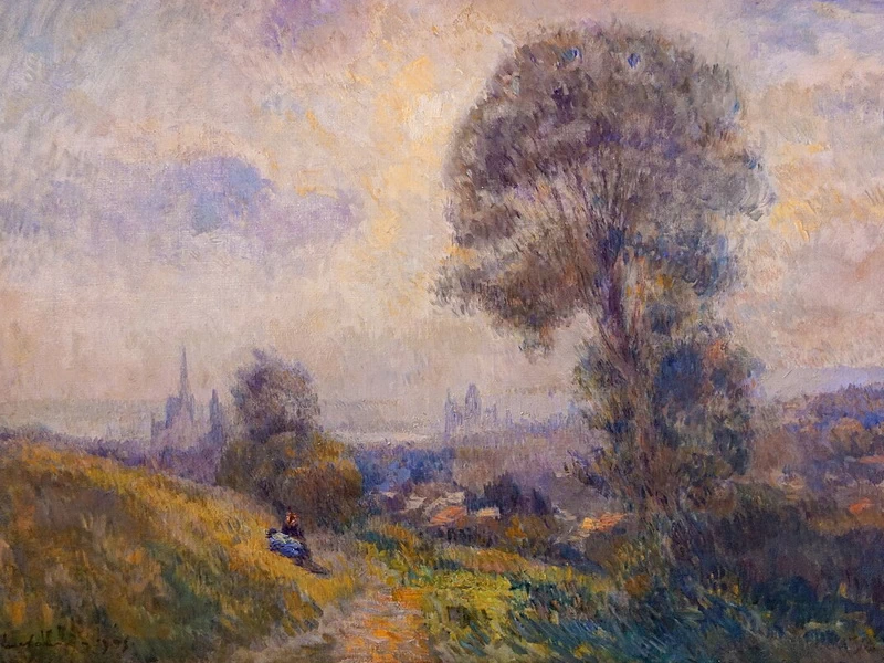 1849-Albert Lebourg - Lille Pdba lebourg mont gargan rouen
